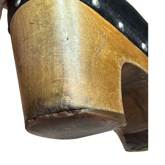 UGG Lynnea Australian Suede Shearling Lined Heeled sheep Boot Black 1958 Size 7 - Picture 11 of 13